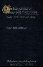 THE ECONOMICS OF NONPROFIT INSTITUTIONS 1986 PDF电子版封面 019503709X