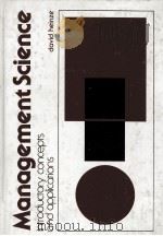 MANAGEMENT SCIENCE INODUCTORY CONCEPTS AND APPLICATIONS（1978 PDF版）