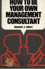 HOW TO BE YOUR OWN MANAGEMENT CONSULTANT 1978 PDF电子版封面 0070007519