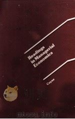 READINGS IN MANAGERIAL ECONOMICS（1981 PDF版）