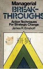 MANAGEERIAL BREAK-THROUGHS ACTION TECHNIQUES FOR STRATEGIC CHANGE（1980 PDF版）