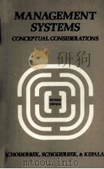 MANAGEMENT SYSTEMS CONCEPTUAL CONSIER ATIONS 1980 PDF电子版封面 0256022755