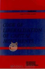 CODE OF LIBERALISATION OF CAPITAL MOVENFTS（1978 PDF版）
