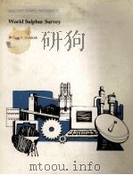 WORLD BANK TECHNICAL PAPER NUMBER24 WORLD SULPHUR SURVEY（1984 PDF版）