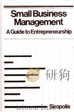 SMALL BUSINES MANAGRMENT AGUIDE TO ENTREPRENEURSHIP 1977 PDF电子版封面 0395244757