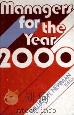 MANAGERS FOR THE YEAR 2000（1978 PDF版）