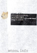 INTERNATIONAL MARKETING FIFTH EDITION 1983 PDF电子版封面 0256028443