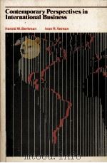 CONTEMPORARY PERSPECTIVES IN INTERATIONAL BUSINESS 1979 PDF电子版封面 IVAN R.VERNON
