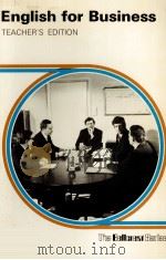 THE BELLCREST SERIES ENGLISH FOR BUSINESS TEACHER'S EDITION 1973 PDF电子版封面 0194571114