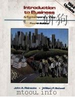 INTRODUCTION TO BUSINESS A CONTEMPORARY VIEW FOURTH EDITION（1984 PDF版）