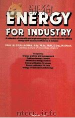 ENERGY FOR INDUSTRY 1978 PDF电子版封面 008022704X