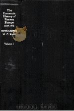 THE ECONOMIC HISTORY OF EASTERN EUROPE 1919-1975 VOLUME 1（1985 PDF版）