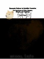 ECONOMIC REFORM IN SOCIALIST COUNTRIES THE EXPERIENCES OF CHINA HUNGARY ROMANIA AND YUGOSLAVIA（1983 PDF版）