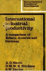 INTERNATIONAL INDUSTRIAL PRODUCTIVITY 1982 PDF电子版封面 0521249015