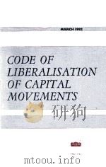CODE OF LIBERALISATION OF CAPITAL MOVEMENTS（1982 PDF版）
