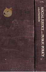 SOCIAL JUSTICE AND PUBLIC POLICY（1983 PDF版）