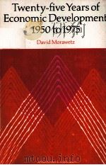 TWENTY FIVE YEAR OF ECONOMIC DEVELOPMENT 1950 TO 1975（1977 PDF版）