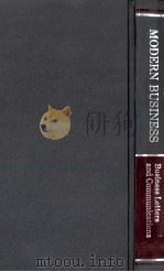 MODERN BUSINESS A SERIES OF TEXTS PREPARED AS PART OF THE MODERN BUSINESS PROGRAM BUSINESS LETTERS A 1967 PDF电子版封面