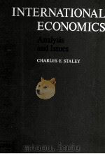 INTERNATIONAL ECONOMICS ANALYSIS AND ISSUES 1970 PDF电子版封面