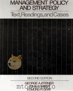 MANAGEMENT POLICY AND STRATEGY TEXT READINGS AND CASES SECOND EDITION（1981 PDF版）