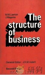 THE STRUTURR OF BUSINESS 1980 PDF电子版封面 J.R.M.ASLETT