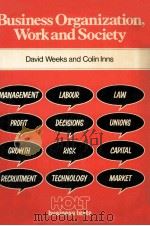 BUSINESS ORGANIZATION WORK AND SOCIETY（1981 PDF版）