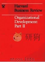 HARVARD BUSINESS REVIEW ORGANIZATIONA LDEVELOPMENT PART 2 1964 PDF电子版封面