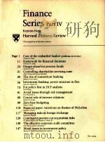 FINANCE SERIES PART 6（1970 PDF版）
