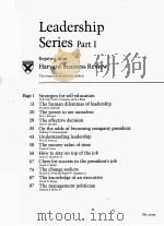 LEADERSHIP SERIES PART 1（1961 PDF版）
