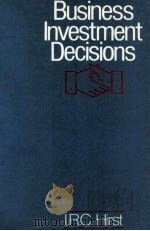 BUSINESS INVESTMENT DECISIONS（1988 PDF版）