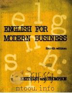 ENGLISH FOR MODERN BUSINESS FOURTH EDITION（1982 PDF版）