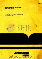 URBANIZATION AND AGRICULTURAL POLICY IN EGYPT（1981 PDF版）