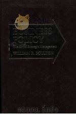 BUSINESS POLICY THE ART OF STRATEGIC MANAGEMENT（1983 PDF版）