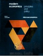 MODERN ECONOMICS PRINCIPLES AND POLICY（1973 PDF版）