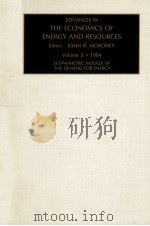ADVANCES IN THE ECONOMICS OF ENERGY AND RESOURCES VOLUME 5（1984 PDF版）