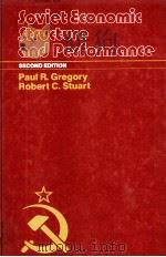 SOVIET ECONOMIC STRUCTURE AND PERFORMANCE SECOND EDITION（1981 PDF版）