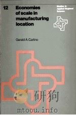 ECONOMIES OF SCALE IN MANUFACTURING LOCATION（1978 PDF版）