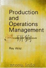 PRODUCTION AND OPERATIONS MANAGEMENT（1979 PDF版）