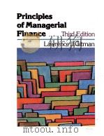 PRINCIPLES OF MANAGERIAL FINANCE THIRD EDITION 1982 PDF电子版封面 006042334X