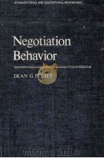 NEGOTIATION BEHAVIOR（1981 PDF版）