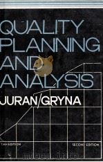 QUALITY PLANNING AND ANALYSIS FROM PRODUCT DEVELOPMENT THROUGH USE SECOND EDITION（1980 PDF版）