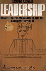 LEADERSHIP:WHAT EFFECTIVE MANAGERS REALLY DO AND HOW THEY DO IT（1979 PDF版）
