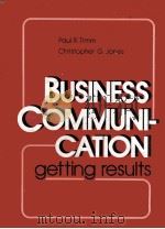 BUSINESS COMMUNICATION GETTING RESULTS（1983 PDF版）