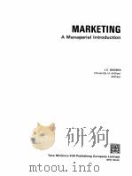 MARKETING:A MANAGERIAL INTRODUCTION 1985 PDF电子版封面 0074516426 J C GANDHI