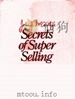 SECRETS OF SUPER SELLING（1982 PDF版）