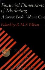 FINANCIAL DIMENSIONS OF MARKETING:A SOURCE BOOK VOLUME 1（1981 PDF版）