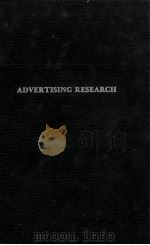 ADVERTISING RESEARCH 1978 PDF电子版封面 0405111789 PERCIVAL WHITE