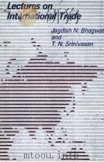 LECTURES ON INTERNATIONAL TRADE（1983 PDF版）