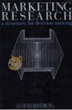 MARKETING RESEARCH:A STRUCTURE FOR DECISION MAKING（1980 PDF版）