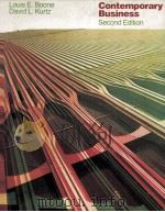 CONTEMPORARY BUSINESS SECOND EDITION 1979 PDF电子版封面 003043646X LOUIS E.BOONE